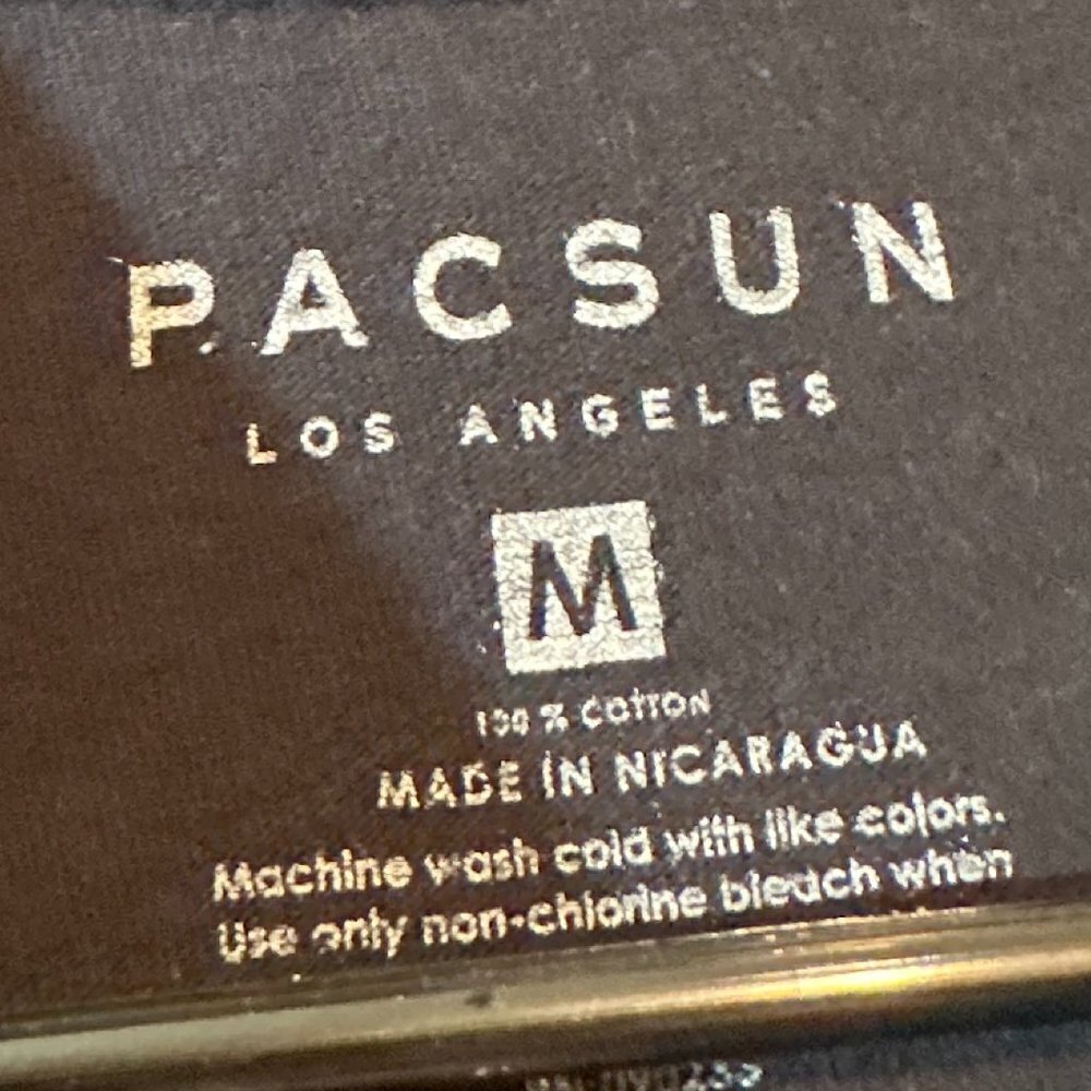 NWOT PacSun Men's Long Sleeve Graphic Tee Shirt - Picture 2 of 3